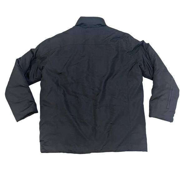 Marc New York Jacket Mens Medium Black Duck Down Puffer Coat Zip Reflective Warm - Picture 2 of 11